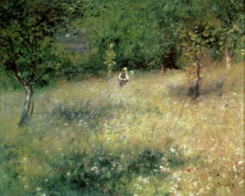 Pierre Auguste Renoir Obraz, Reprodukce - Spring at Chatou, c.1872-5, Pierre Auguste Renoir