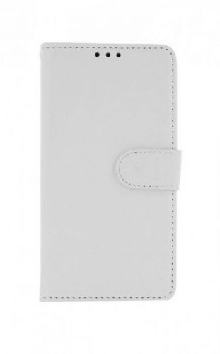 Kryt TopQ Huawei Y5p knížkový bílý s přezkou 50668