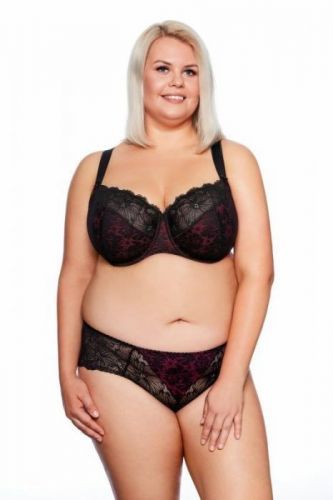 Měkká dámská podprsenka Gaia BSM 534 Chantal Maxi - 100I - černá