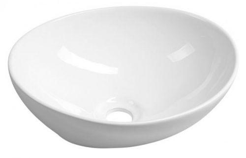 AQUALINE Keramické umyvadlo 42x15x34 cm, na desku 49412
