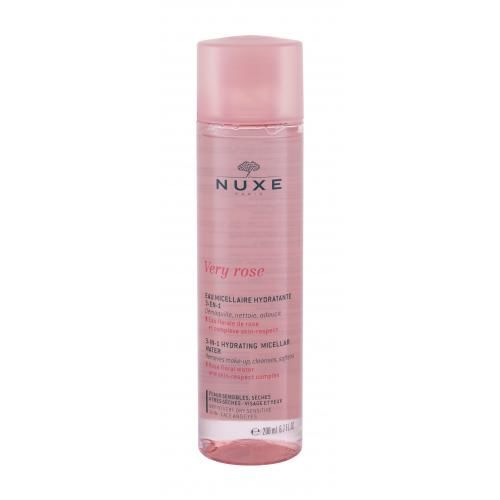 NUXE Very Rose 3-In-1 Hydrating 200 ml hydratační čisticí a odličovací micelární voda pro ženy