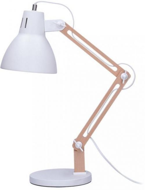 Solight stolní lampa Falun, E27, bílá (WO57-W)