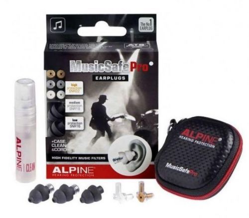 Earplugs ušní ucpávky Alpine MusicSafe Pro black