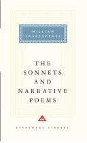 Sonnets and Narrative Poems (Shakespeare William)(Pevná vazba)