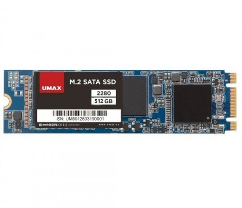 UMAX SSD 512GB/ interní/ M.2/ 2280/ SATAIII/ 3D TLC, UMM250006