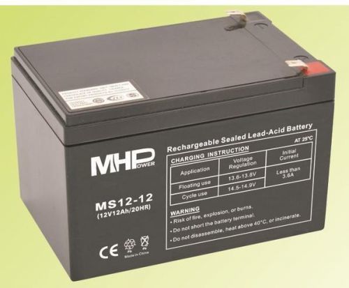 CARSPA Pb akumulátor MHPower VRLA AGM 12V/12Ah (MS12-12) (MS12-12)