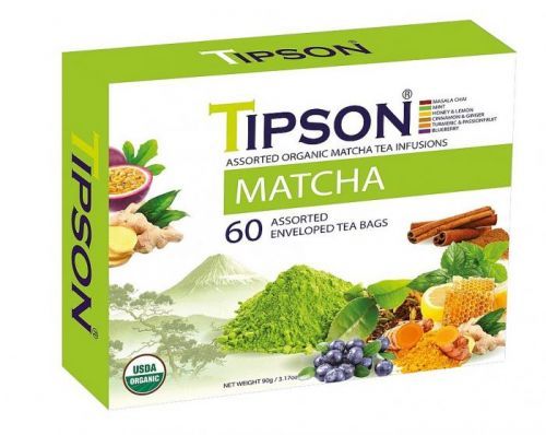 TIPSON BIO Matcha Kazeta Variace přebal 60x1,5g