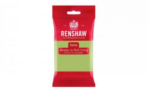 Zelená potahovací hmota - rolovaný fondán Pastel Green Renshaw 250 g - Renshaw