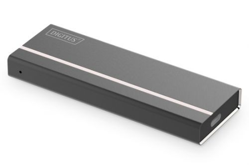 Digitus USB Type-C 3.1 Externí SSD skříň M.2 (NVMe) bez pouzdra, hliníkové pouzdro, M-klíč nebo B + M-klíč, DA-71120