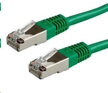 LYNX CS Patch kabel Cat6A, S-FTP - 2m, zelený (PK-SFTP6A-020-GREEN)
