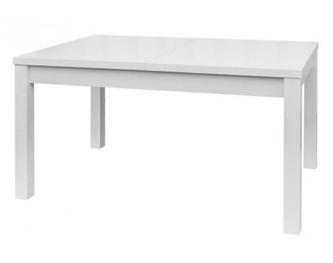 Jídelní stůl Adam 120x80 cm, bílý, rozkládací