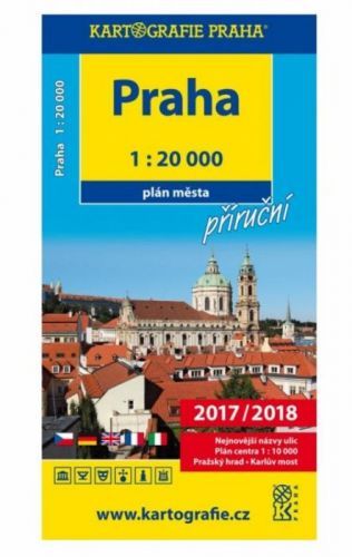 Praha příruční 1:20000 plán města