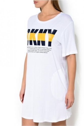 Dámská noční košile YI2319475 - DKNY - M - bílá s potiskem