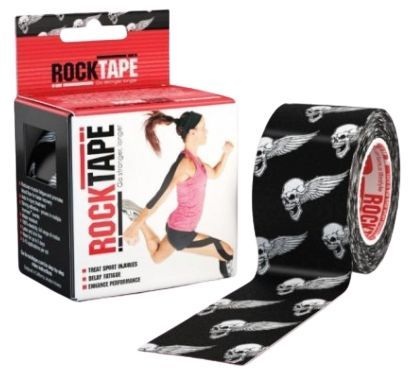 RockTape design kinesiologický tejp - lebky černé