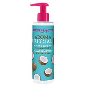 Dermacol Relaxační tekuté mýdlo Aroma Ritual Brazilský kokos (Relaxing Liquid Soap) 250 ml