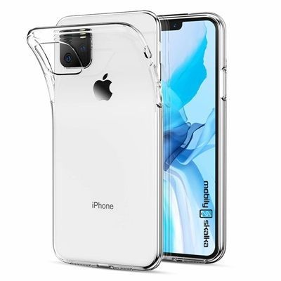 Zadní silikonový kryt Tactical Plyo pro Apple iPhone 11, transparentní