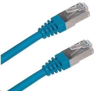 LYNX CS Patch kabel Cat6A, S-FTP - 5m, modrý (PK-SFTP6A-050-BLU)