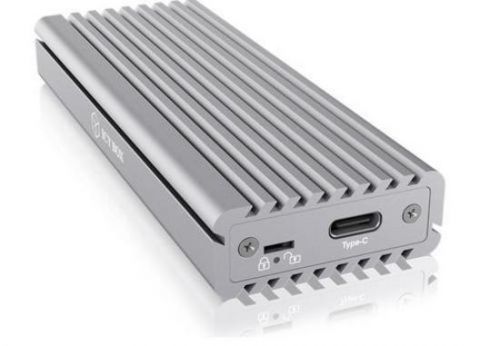 RAIDSONIC ICY BOX IB-1817MA-C31, externí USB-C box pro M.2 NVMe SSD, stříbrná, IB-1817MA-C31