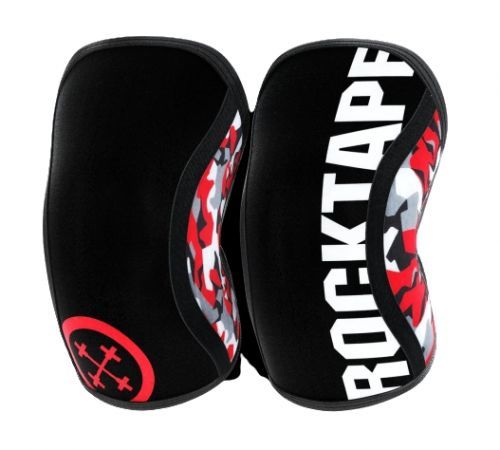 RockTape Assassins návlek na kolena červené maskování 5mm XL