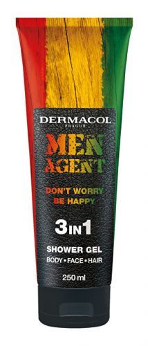 Dermacol Sprchový gel pro muže Men Agent Don't Worry Be Happy (3 in 1 Shower Gel) 250 ml