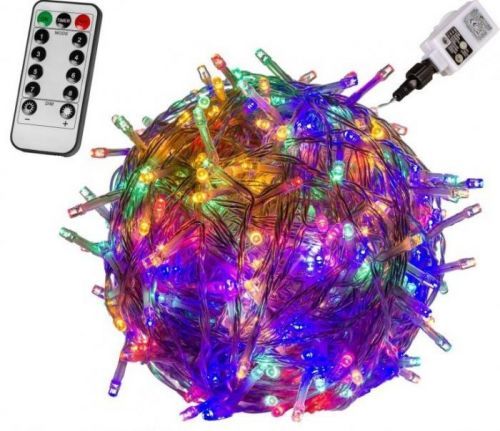 VOLTRONIC® Vánoční LED osvětlení 5 m - barevná 50 LED + ovladač