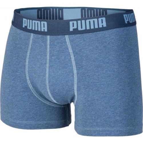 Puma BASIC BOXER 2P modrá S - Pánské boxerky