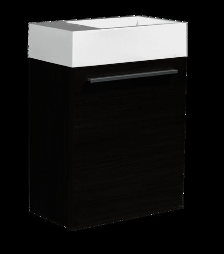Koupelnová skříňka s umyvadlem Naturel Verona 46x63x26 cm tmavé dřevo VERONA46TD
