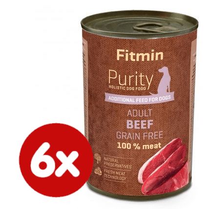 Fitmin Dog Purity tin beef 6x400 g
