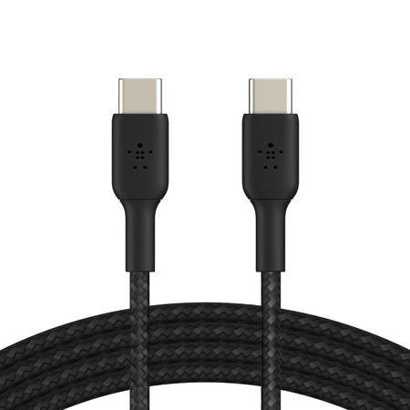 Belkin USB-C na USB-C kabel, 1m, černý - odolný