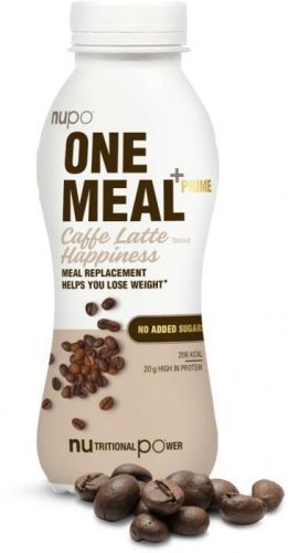 NUPO ONE MEAL +PRIME Hotový nápoj Caffe latte 330ml