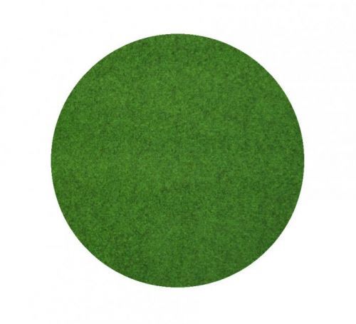 Spoltex koberce Liberec Travní koberec pod bazén Sporting s nopy KRUH (vhodný jako bazénová podložka) - 500x500 kruh (složené ze 2 půlkruhů) cm Zelená