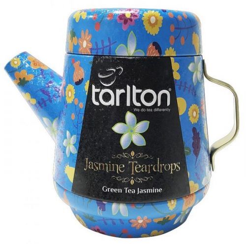 Tarlton - Venture Tea  TARLTON Tea Pot Jasmine Teardrops Green Tea plech 100g