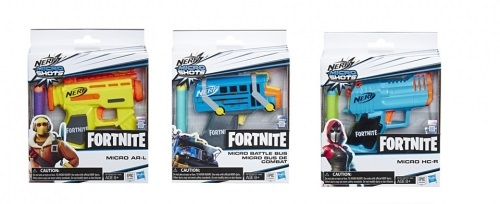 Nerf Microshots Fortnite blástr - 2 druhy