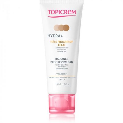 Topicrem UH FACE HYDRA+ Radiance Progressive Tan rozjasňující tónovací krém 40 ml