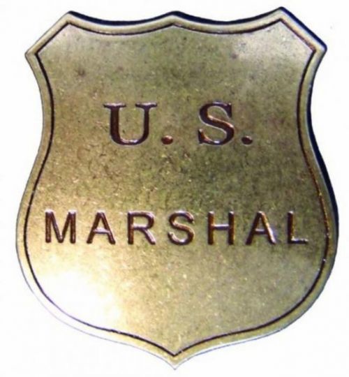 Odznak U.S. Marshal - stříbrný