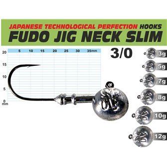 Fudo JIG s krčkem 3/0 balení 5ks 12g