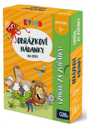 Albi Kvído Obrázkové hádanky - Vzhůru za zvířátky