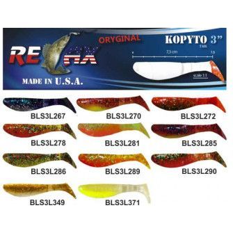 RELAX kopyto RK3-7,5cm 10ks v bal. barva 0736