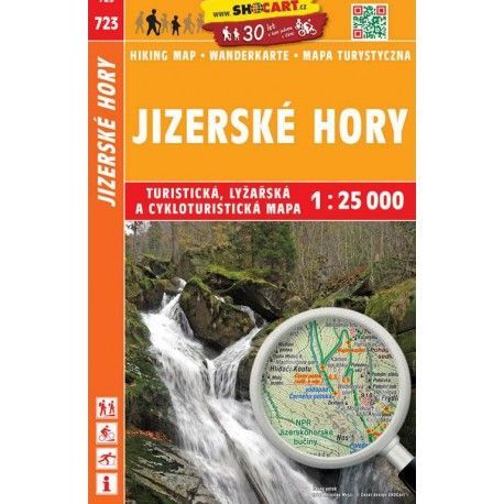 SHOCart 723 Jizerské hory 1:25 000 turistická, cykloturistická, lyžařská mapa