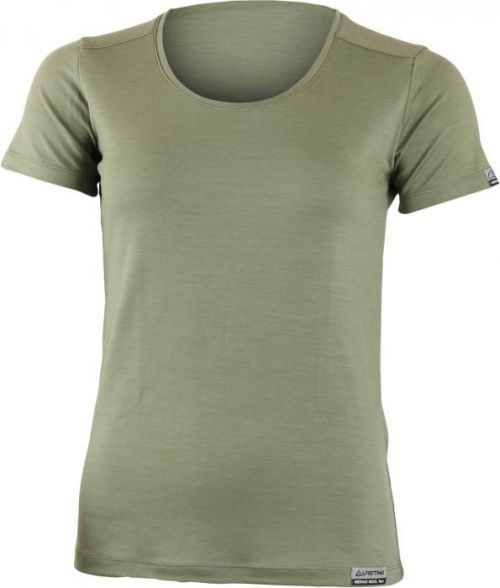 Lasting dámské merino triko IRENA zelené Velikost: S