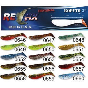 RELAX kopyto RK3-7,5cm 10ks v bal. barva 0646