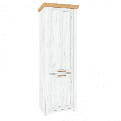 Policová skříň V SUDBURY dub craft zlatý / dub craft bílý Tempo Kondela