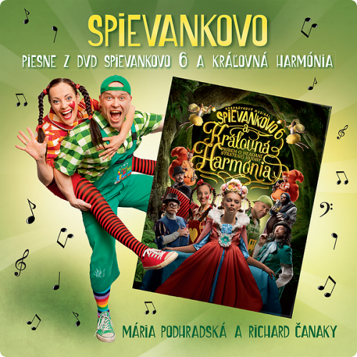 Spievankovo Piesne Z DVD Spievankovo 6 a Kráľovná Harmónia (M. Podhradská, R. Čanaky) (CD)