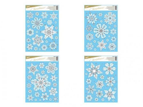 MFP 8885999 okenní fólie vánoce glitr VA019 30x42cm