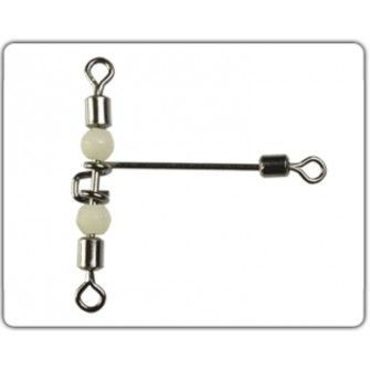 Rolling swivel Cross - line T-shape 12 x 14 / 5ks