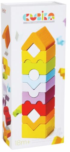 CUBIKA 14996 Věž XI dřevěná skládačka 12 dílů
