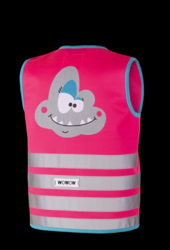 WOWOW - dětská reflexní vesta - Crazy Monster Jacket Pink M