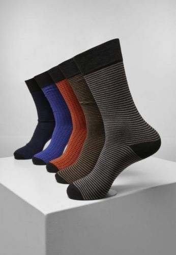 Stripes and Dots Socks 5-Pack - multicolor