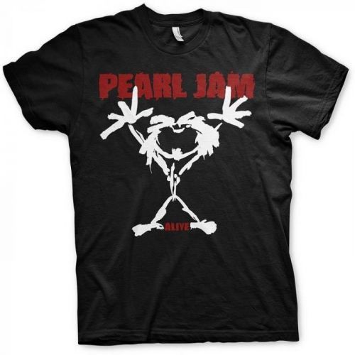 Pearl Jam Unisex Tee Stickman (Back Print) S