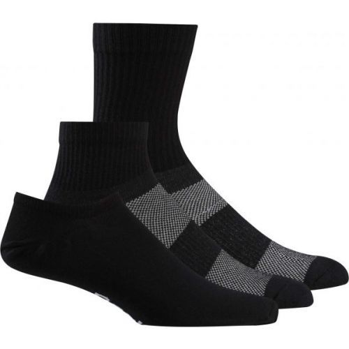 Reebok TE ALL PURPOSE SOCK 3P černá M - Ponožky